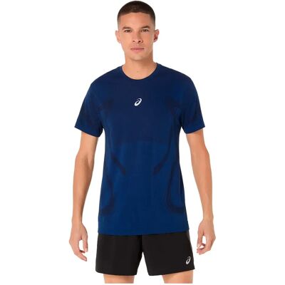 Asics Maglietta A Maniche Corte Road Seamless Midnight L Asics Maglietta A Maniche Corte Road Seamless Midnight L