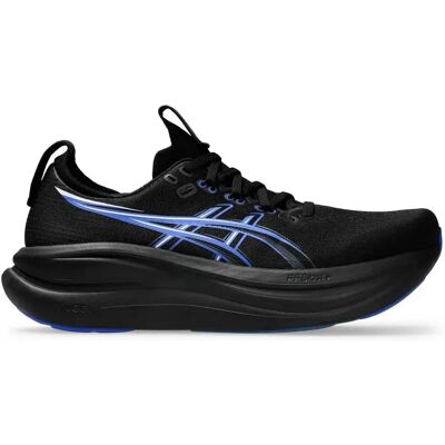 Asics Scarpe Da Running Gel-nimbus 28 Black / Neon Blue EU 46 1/2 Asics Scarpe Da Running Gel-nimbus 28 Black / Neon Blue EU 46 1/2