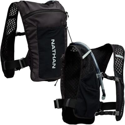Nathan Gilet Idratazione Quick Start 3.0 l Black / Reflective Silver One size Nathan Gilet Idratazione Quick Start 3.0 l Black / Reflective Silver One size