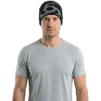 Odlo Fascia Per Capelli Ceramiwarm Mid Gage Black / Steel Grey One Size Odlo Fascia Per Capelli Ceramiwarm Mid Gage Black / Steel Grey One Size