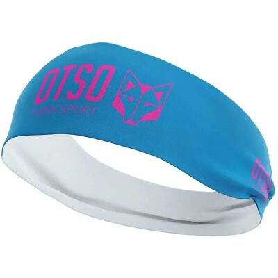 Fascia per la testa OTSO - Azzurro fluo rosa e blu Fascia per la testa OTSO - Azzurro fluo rosa e blu