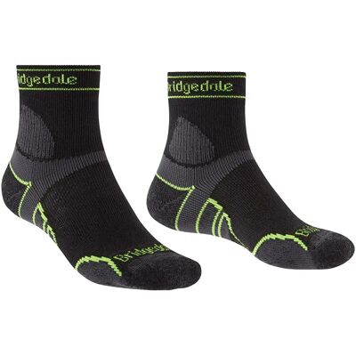 Bridgedale Calzini Lightweight T2 Merino Sport 3/ Crew Black EU 36-39 Bridgedale Calzini Lightweight T2 Merino Sport 3/ Crew Black EU 36-39