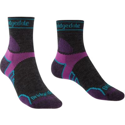 Bridgedale Calzini Lightweight T2 Merino Sport 3/ Crew Damson EU 41-43 Bridgedale Calzini Lightweight T2 Merino Sport 3/ Crew Damson EU 41-43