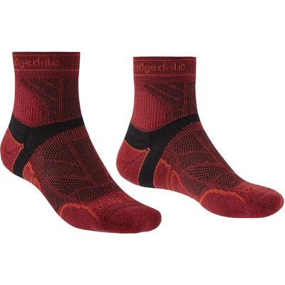 Bridgedale Calzini Lightweight T2 Merino Sport 3/ Crew Red EU 40-43 Bridgedale Calzini Lightweight T2 Merino Sport 3/ Crew Red EU 40-43