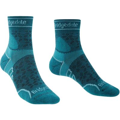 Bridgedale Calzini Lightweight T2 Merino Sport 3/ Crew Teal EU 35-37 Bridgedale Calzini Lightweight T2 Merino Sport 3/ Crew Teal EU 35-37