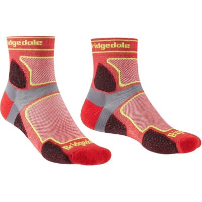Bridgedale Calzini Ultralight T2 Coolmax® Sport 3/ Crew Red EU 36-39 Bridgedale Calzini Ultralight T2 Coolmax® Sport 3/ Crew Red EU 36-39