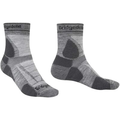 Bridgedale Calzini Trail Run Ultralight T2 Merino Sport ¾ Crew Grey EU 48 Bridgedale Calzini Trail Run Ultralight T2 Merino Sport ¾ Crew Grey EU 48