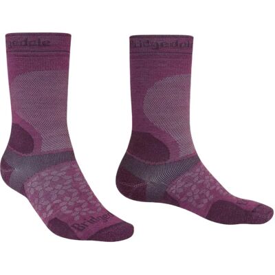 Bridgedale Calzini Lunghi Trail Run Ultralight Zero Merino Sport Boot Purple EU 35-37 Bridgedale Calzini Lunghi Trail Run Ultralight Zero Merino Sport Boot Purple EU 35-37
