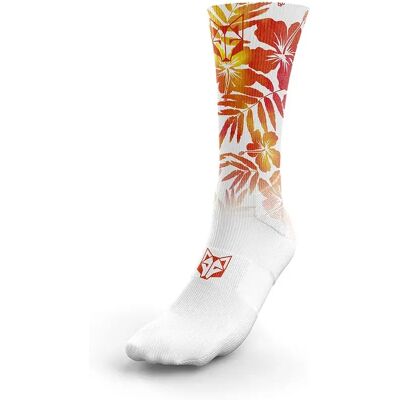 Otso Calzini Lunghi Floral Orange EU 40-43 Otso Calzini Lunghi Floral Orange EU 40-43
