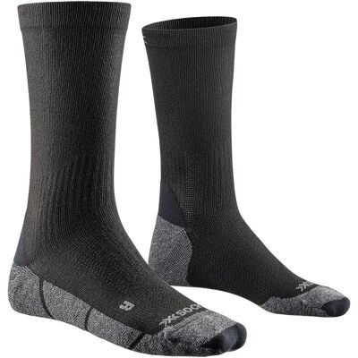 X-socks Calzini Core Natural Crew Black / Charcoal EU 45-47 X-socks Calzini Core Natural Crew Black / Charcoal EU 45-47