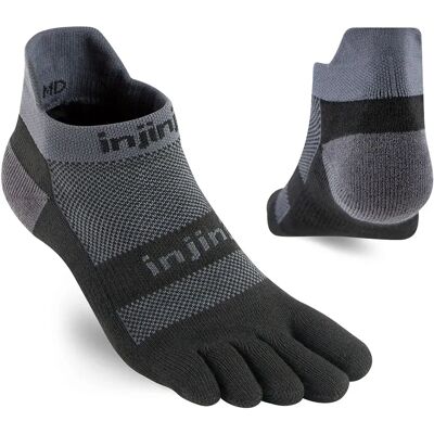 Injinji Calzini Invisibili Run Midweight Black / Grey EU 37-40 Injinji Calzini Invisibili Run Midweight Black / Grey EU 37-40