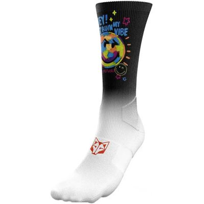 Otso Calzini Smiley Festival Black / Multicolour EU 30-34 Otso Calzini Smiley Festival Black / Multicolour EU 30-34