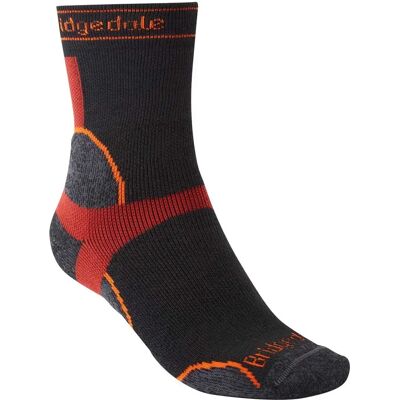 Bridgedale Calzini Midweight T2 Merino Sport Crew Black EU 36-39 Bridgedale Calzini Midweight T2 Merino Sport Crew Black EU 36-39