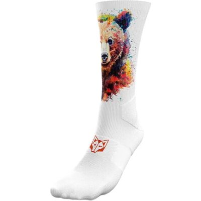Otso Calzini Be Wild Bear White EU 40-43 Otso Calzini Be Wild Bear White EU 40-43