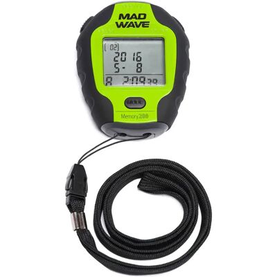 Mad Wave Cronometro 200 Memory Green One Size Mad Wave Cronometro 200 Memory Green One Size
