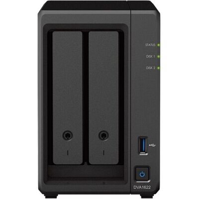 Synology dva1622 nvr system 2-bay empty housing Synology dva1622 nvr system 2-bay empty housing