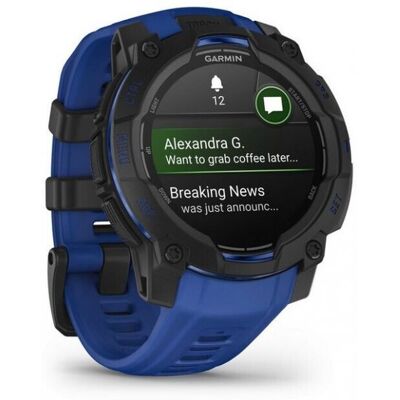 Garmin instinct® 3 45 mm, amoled black with 22 mm silicone interch... Garmin instinct® 3 45 mm, amoled black with 22 mm silicone interch...