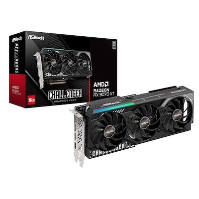ASRock radeon rx 9070 xt challenger graphics card 16gb gddr6 1x hdm... ASRock radeon rx 9070 xt challenger graphics card 16gb gddr6 1x hdm...