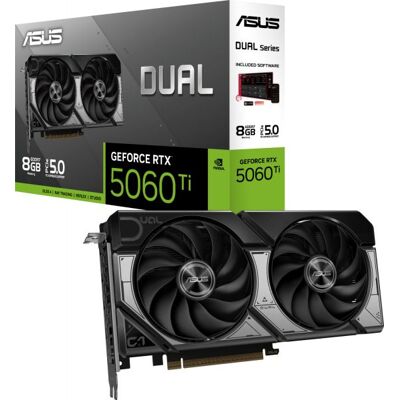 Asus dual geforce rtx 5060 ti dual-rtx5060ti-8g 8gb ddr7 graphics c... Asus dual geforce rtx 5060 ti dual-rtx5060ti-8g 8gb ddr7 graphics c...
