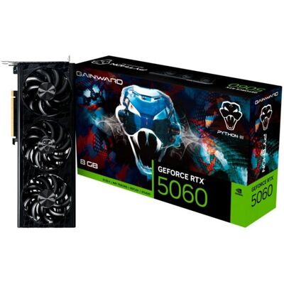 Gainward geforce rtx 5060 python iii 8gb gddr7 graphics card hdmi/3xdp Gainward geforce rtx 5060 python iii 8gb gddr7 graphics card hdmi/3xdp