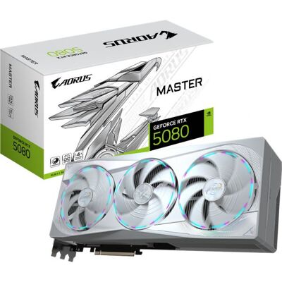 Gigabyte aorus geforce rtx 5080 master ice 16g graphics card hdmi/dp Gigabyte aorus geforce rtx 5080 master ice 16g graphics card hdmi/dp