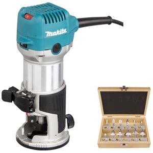 Macchina di fresatura multifunzione makita rt0702cx2j incl. moduli ... Macchina di fresatura multifunzione makita rt0702cx2j incl. moduli ...