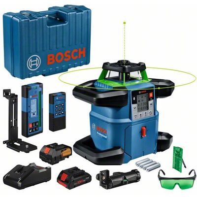 Bosch rotary laser grl 650 chvg, 1x 4.0 pc e caricatore nel caso Bosch rotary laser grl 650 chvg, 1x 4.0 pc e caricatore nel caso