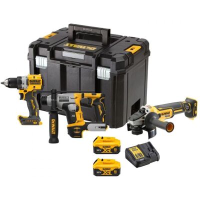 Dewalt combopack dck355p2t: 3 dispositivi, 2 batterie 18 volt/5 ah,... Dewalt combopack dck355p2t: 3 dispositivi, 2 batterie 18 volt/5 ah,...
