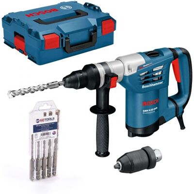 Maglia trapano bosch gbh 4-32 dfr + gotools sds-plus martello set 5... Maglia trapano bosch gbh 4-32 dfr + gotools sds-plus martello set 5...