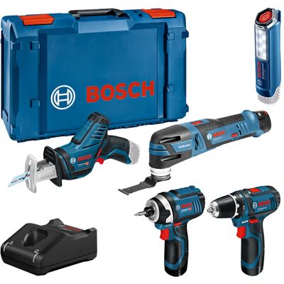 Set di macchine bosch 12 v: gsr 12v-15/gop 12v-28/gdr 12v-105/gsa 1... Set di macchine bosch 12 v: gsr 12v-15/gop 12v-28/gdr 12v-105/gsa 1...