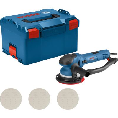 Bosch Smerigliatrice eccentrica get 75-150 incl. accessori in l-boxx gr. 3 Bosch Smerigliatrice eccentrica get 75-150 incl. accessori in l-boxx gr. 3