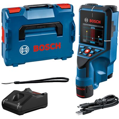 Bosch Wallscanner d-tect 200 c con 1x 12v 2.0 ah + caricatore Bosch Wallscanner d-tect 200 c con 1x 12v 2.0 ah + caricatore