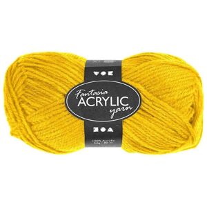 Creativ Company Lana acrilica 50g, Filato + Lana, Giallo Creativ Company Lana acrilica 50g, Filato + Lana, Giallo