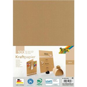 Folia, Carta bricolage, Carta kraft (120 g/m², 1x) Folia, Carta bricolage, Carta kraft (120 g/m², 1x)