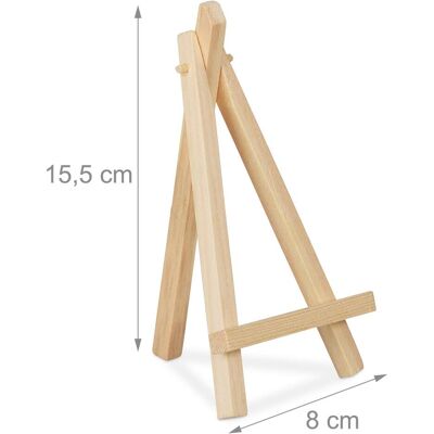 Relaxdays, Cavalletto, Cavalletto da Pittore, Set da 10 Pz. Relaxdays, Cavalletto, Cavalletto da Pittore, Set da 10 Pz.
