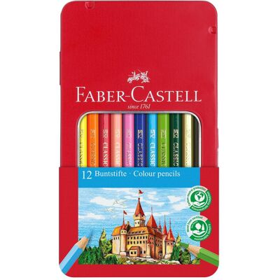 Faber-Castell, Pastelli, Matite a colori Colore classico (12x) Faber-Castell, Pastelli, Matite a colori Colore classico (12x)