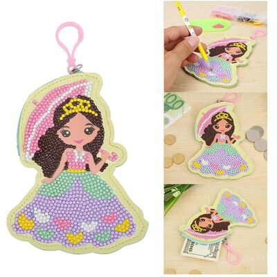 Cover-Discount DIY Craft Set Glitter strass ciondolo principessa Cover-Discount DIY Craft Set Glitter strass ciondolo principessa