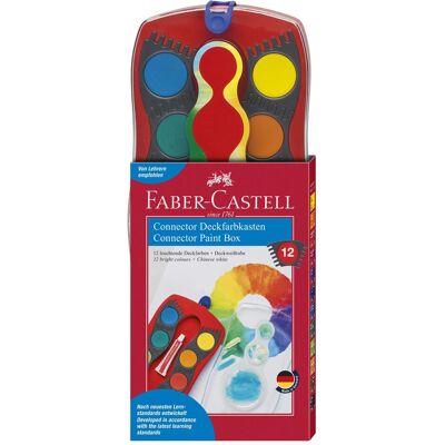 Faber-Castell, Colore + Vernice per fai da te, Connettore (12 ml) Faber-Castell, Colore + Vernice per fai da te, Connettore (12 ml)