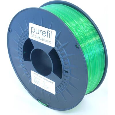 Purefil Filamento (PETG, 1.75 mm, 1000 g), Filamenti stampa 3D, Verde Purefil Filamento (PETG, 1.75 mm, 1000 g), Filamenti stampa 3D, Verde