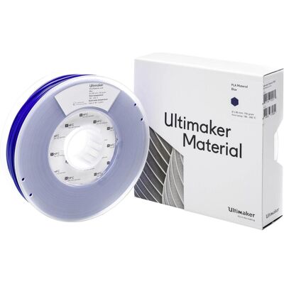 Ultimaker Filamento (PLA, 2.85 mm, 750 g), Filamenti stampa 3D, Blu Ultimaker Filamento (PLA, 2.85 mm, 750 g), Filamenti stampa 3D, Blu