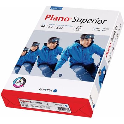 Papyrus, Carta, PlanoSuperior (A3, 500 lamelle, 80 g/m²) Papyrus, Carta, PlanoSuperior (A3, 500 lamelle, 80 g/m²)