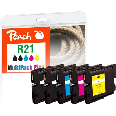Peach, Cartucce, Cartucce d'inchiostro Spar Plus compatibili con Ricoh GC21 (C, FC, M, Y) Peach, Cartucce, Cartucce d'inchiostro Spar Plus compatibili con Ricoh GC21 (C, FC, M, Y)