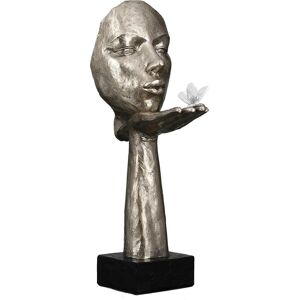 GILDE Desire Finitura Antica Scultura Argento - Oggetto Decorativo GILDE Desire Finitura Antica Scultura Argento - Oggetto Decorativo