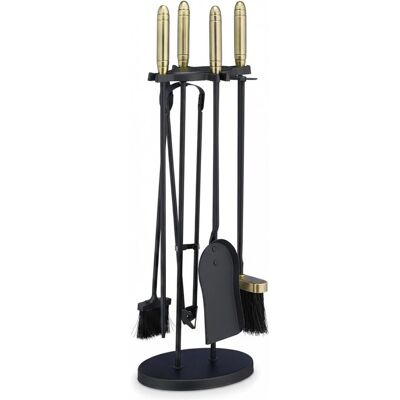 Relaxdays, Accessori per camino, Accessori da Camino, 5 Pz. Relaxdays, Accessori per camino, Accessori da Camino, 5 Pz.