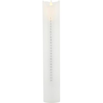 Candela calendario LED Sirius H29 cm - Sicura & Telecomando Candela calendario LED Sirius H29 cm - Sicura & Telecomando