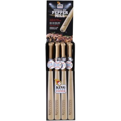 Macina Pepe King Pepper di Cole & Mason - Forma di mazza da baseball Macina Pepe King Pepper di Cole & Mason - Forma di mazza da baseball