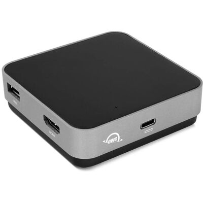 OWC molo di viaggio (USB-C, 5 porte), Docking station + Hub USB, Grigio OWC molo di viaggio (USB-C, 5 porte), Docking station + Hub USB, Grigio