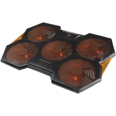Deltaco Gaming GAM-072, Supporto per notebook, Nero, Arancia Deltaco Gaming GAM-072, Supporto per notebook, Nero, Arancia