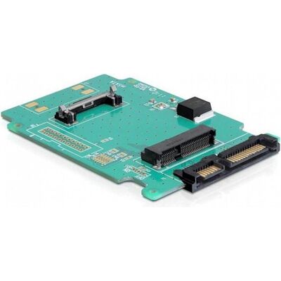 Delock Convertitore da SATA 22pin a mSATA, Accessori per disco rigido Delock Convertitore da SATA 22pin a mSATA, Accessori per disco rigido