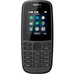 Nokia 105 (2019) 2G (1.77", 0.30 Mpx), Cellulare con tasti, Nero Nokia 105 (2019) 2G (1.77", 0.30 Mpx), Cellulare con tasti, Nero